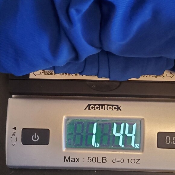 Janette Fashion Fake Wrap Blue Faux Wrap Jersey Knit Maxi Dress 3/4 Sleeve Med - Picture 16 of 16